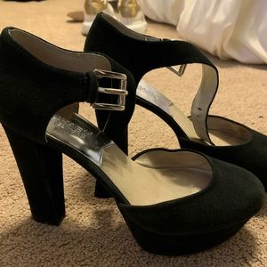 Michael Kors Black Suede heels